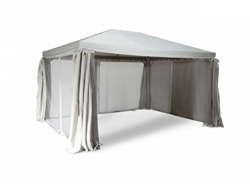 Mesa de jardín madera y cerámica 205x105 cm